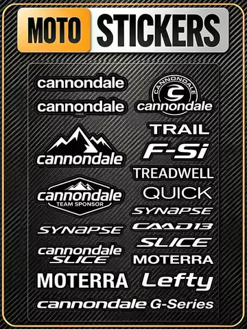 FOR CANNONDALE Durable Waterproof Reflective Decor Sticker Scratch Cover For Motorcycle Car Helmet F