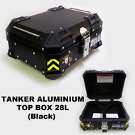 Tanker Aluminium Top Box 28L with Universal Plate