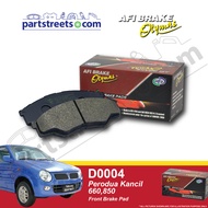 Olymas Front Brake Pad - Perodua Kancil 660/850 - D0004 (1set)