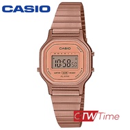 Casio Standard นาฬิกาข้อมือผู้หญิง สายสเตนเลส รุ่น LA-11WR-5ADF (สีโรสโกลด์)