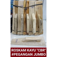 KAYU 40cm CBR JUMBO Handle Wood Mortar - Mortar Pestle - Plastering Mortar - Wood Mortar