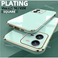 Vivo V25 5G V25E Luxury Plating Casing For Vivo V25 V25E 5G V 25 E V23 V23E Soft Silicone Phone Case