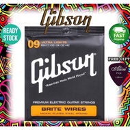 Gibson USA Electric Guitar Strap.09 -.42 Brite Wires Guitar Strings Electric Guitar Strap