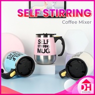 Large Capacity 450ml Self Stirring Mug Coffer Mixer Made Stainless Steel Cups Auto Cawan Automatik