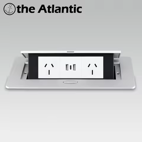 15A Australia Socket Pop Up Desktop Socket Table Outlet With USB Type C Ports 15A Electrical Sockets