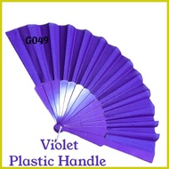 ∈ ❈ ☸ Abaniko o Pamaypay Plastic Handle Plain Colored