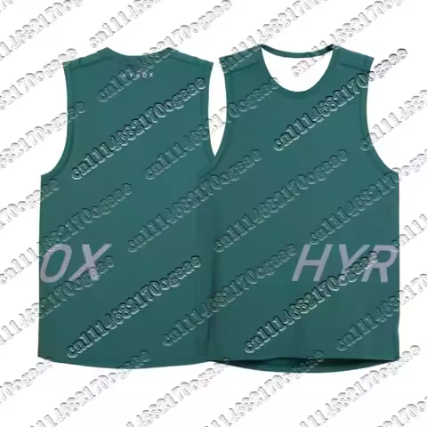 Men HYROX Training Athletic Sleeveless Top Oversized Quick‑Dry Workout Tank with Breathable Street‑A