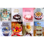 DIY Happy Birthday Cake Topper / Cake's Stand