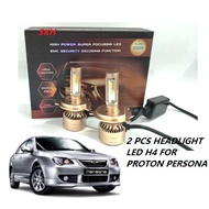 ☆LED☆ 2pcs LED HEADLIGHT BULB (3 COLOR) (H4) FOR PROTON PERSONA