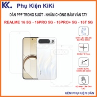 Realme 16 5g, 16pro 5g, 16pro+ 5g, 16t 5g ppf stickers on the back with border
