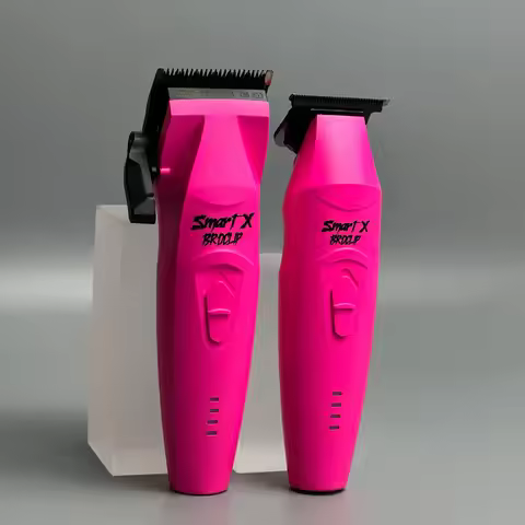 BRDCLIP 7200RPM Brushless Motor Professional Hair Clipper DLC FADE Blade Charging Base Barber 7000RP