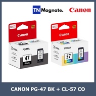 [หมึกพิมพ์] Canon INK PG 47 BK + CL 57 CO (Black/Color)