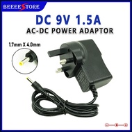 AC 240V To DC 9V 1.5A 4.0mm x 1.7mm Power Supply Adapter UK 9V 1.5A Switching Power Adaptor