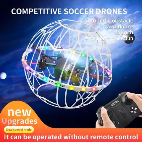 New V49 Soccer Competition Drone WiFi Fpv Air Pressure Helicopter RC Flying Ball Toys for All-round 
