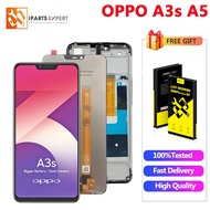 IPARTSEXPERT Original LCD For OPPO A3S A12e CPH1803 CPH1853 LCD Display Touch Panel Sensor Digitizer Assembly For OPPO A3s Screen With Frame
