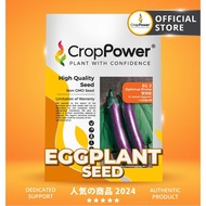(5 GRAM) Biji Benih Terung Panjang Optimus Prime 擎天柱 EG2 CROP POWER F1 Hybrid Long Eggplant seeds 长茄种子 EG 2 茄子种子