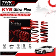 Honda Civic FC TEA 1.5 1.8 FK7 Performance Lowered Spring Set KYB Ultra Flex
