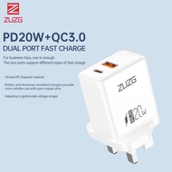 ZUZG USB-C Power Adapter Charger QC Fast Charge (20W) Support for iPhone 12 13 14 Series / Macbook Z