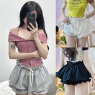 Super Cute Autumn Winter Flared Felt Skirt Korean Style Flared Skirt H CV0018