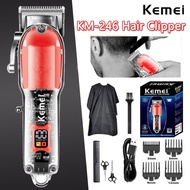 Original Kemei Hair Clipper Rechargeable Small Electric Hair Clipper Cordless Men's Hair Trimmer USB