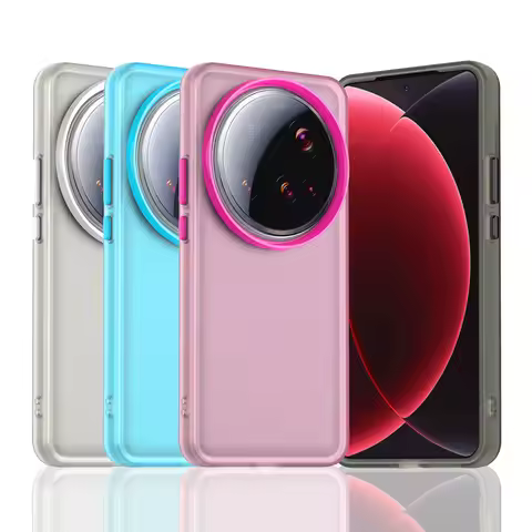 Frosted Case For Xiaomi 15 Ultra Cover Xiaomi 15 Ultra Funda Coque Matte Translucent PC Candy Color