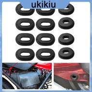 UKI 12Pcs Motorcycle Side Cover Rubber Grommets Gasket Fairings For CG125 CB100 550K 550F 750F CB125S XL 100 125 SL