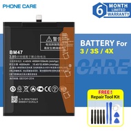 Battery BM47 Compatible For Redmi 3 / Redmi 3S / Redmi 4X (4000 mAh)