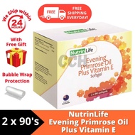 Nutrin Life Nutrinlife Evening Primrose Oil Plus Vitamin E (2 x 90's / 90's)
