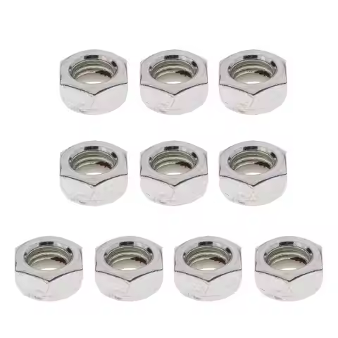 2x10pcs Skateboard Longboard Truck Wheel Axle Mounting Screw Nuts Replacement
