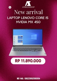 laptop lenovo CORE I5 NVIDIA MX 450