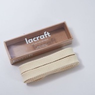 Maison MMY 奶油色替換鞋帶 【lacraft 日本製】