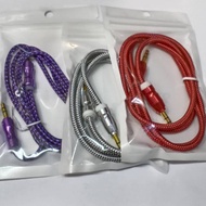 Aux cable, active speaker cable