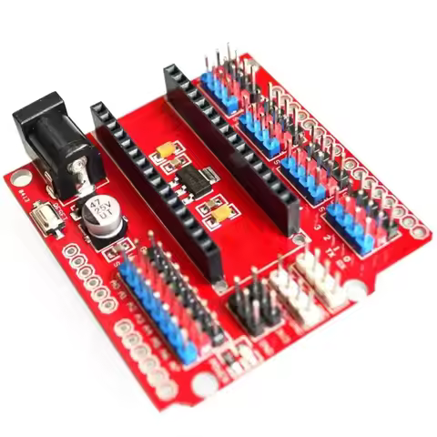 Multi-Function For Nano Shield Expansion Board for Electric DIY SCM - Orange + Black (NANO SHIELD) F