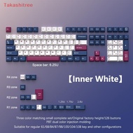 (Takashitree) 126 Keys Double Shot Keycap PBT Cherry Mechanical Game Keyboard For MX Switch Keycap G
