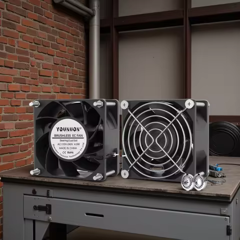 1PCS EC Brushlee Fan 6025/8025/9225/12025/12038/12032 AC 110V 115V 120V 220V 240V Cooling Cooler Fan