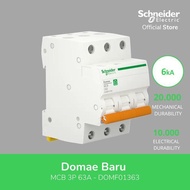 SCHNEIDER ELECTRIC DOMAE MCB 3P C 63A 6000A - DOMF01363 Original AND TRUSTED
