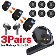 3/1Pairs Memory Sponge Eartips for Samsung Galaxy Buds3 Pro - Soft Silicone Replacement Earphone Ear