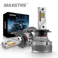 MAXGTRS 2x High Power 55W H1 H7 H4 Hi/Lo H8 H11 9005 Hb3 9006 Hb4 4300K Beam Canbus Led Headlight Bulb Turbo Led Auto Headlamp Fog Light