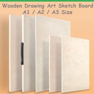 A1/A2/A3 Size Wooden Drawing Board Art Sketch Board with Handle