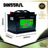 OSIMA DIN55 / DIN55L / DIN55R MF Car Battery | Bateri Kereta | Proton X50 Satria Persona Forte XC90
