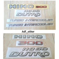 Terlaris Stiker Hino 300 dutro 110 sd / Stiker dutro 110sd / stiker