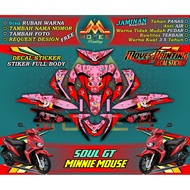 Soul GT decal sticker, Soul GT full body motorcycle sticker, yamaha Soul GT motorcycle sticker