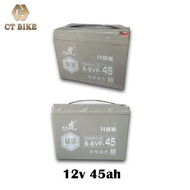 (1PCS) 12V 45AH Battery Electric Tricycle Scooter 6-EVF-45  (SCREW TYPE)
