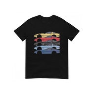 Peaks C4 Fourth Gen Vette Retro Colors 1980S Automotive Nostalgia T-Shirt