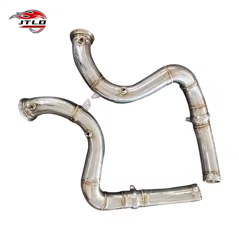 JTLD for MERCEDES BENZ AMG W205/M177 C63/63S DOWNPIPES AMG downpipe Right hand drive polishing