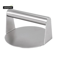 Stainless Steel Burger  Round Smash Burger  with Handle for Flat Top Grill Cooking, Grill Accessorie