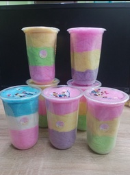 สายไหมขนาด 22ออนซ์ 60 แก้ว/ลัง คละสี บ้านขนม ปังปัง