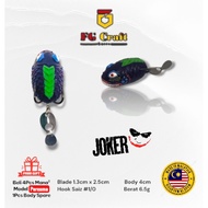 FG Craft Soft frog JOKER 3D Handmade 4cm