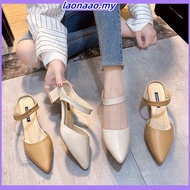 BCQ Pointed Heels Wedding Tapak Tebal Heel Shoe For Woman High Heels Kasut Perempuan Heels Kasut Per