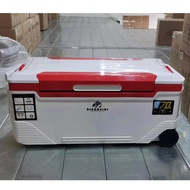 Sea Fishing Special Large Capacity Fishing Box with Wheels Ocean Boat Fishing Insulated Cooler Box H
